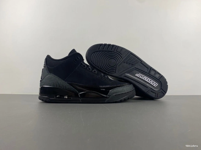 Reps TBkick Jordan 3 CT8532-001 Air Cat Black 0711